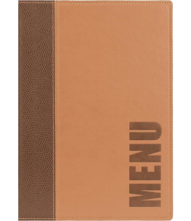 Menukaart | A5 | Trendy | Lichtbruin