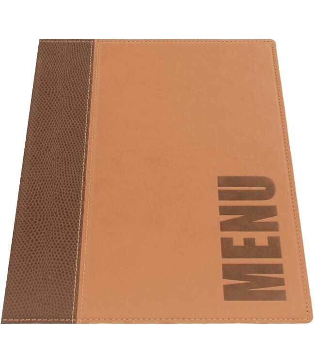 Menukaart | A5 | Trendy | Lichtbruin