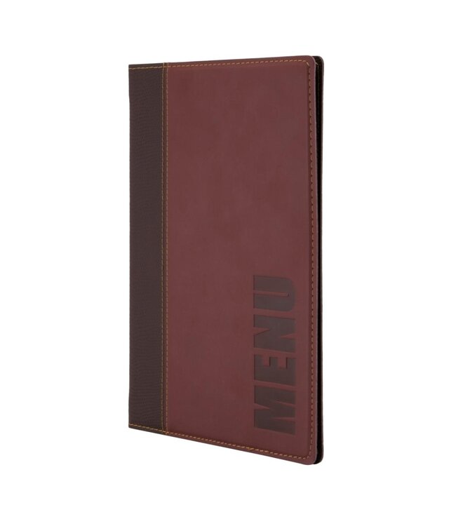 Menukaart | A5 | Trendy | Wijnrood