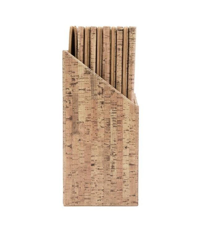 Menukaarten box | Design | Kurk | Incl. 10 A4 menukaarten