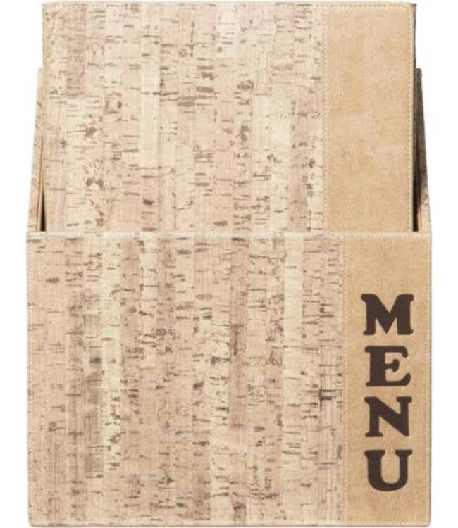 Menukaarten box | Design | Kurk | Incl. 10 A4 menukaarten