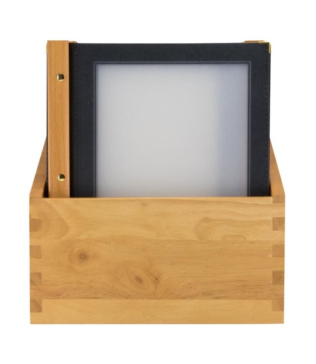 Wijnkaarten box | Design | Kurk | Incl. 10 A4 wijnkaarten