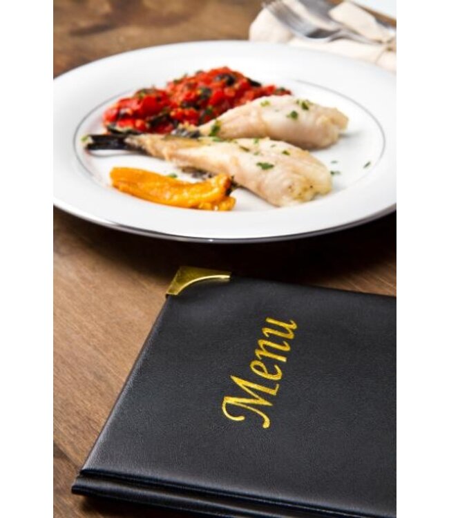 Menukaarthouder | Basic | A4 | Zwart