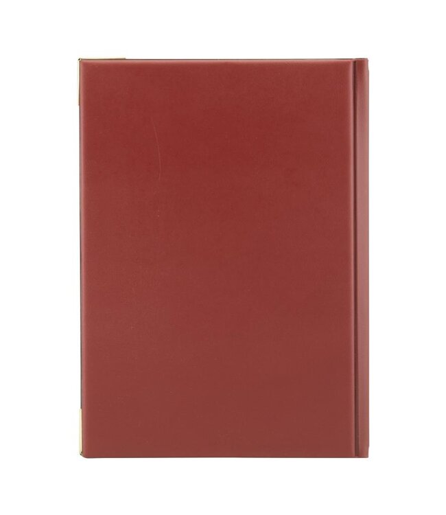 Menukaarthouder | Basic | A5 | Wijnrood