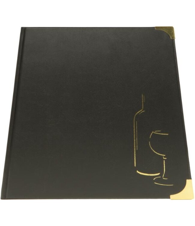 Wijnkaarthouder | Basic | A4 | Zwart