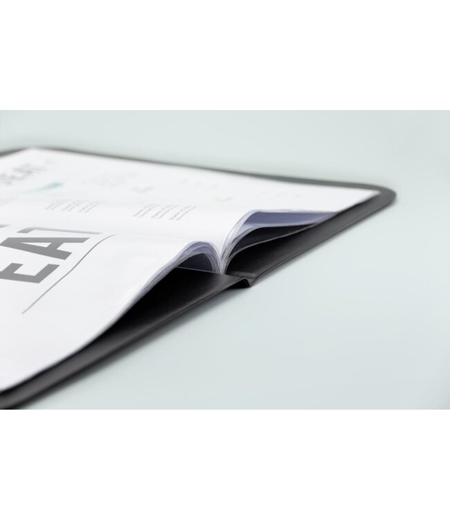 Menukaarthouder | Essential | A4 | PVC | Zwart