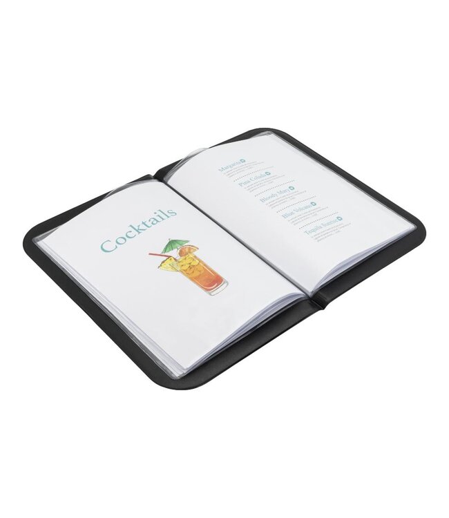 Menukaarthouder | Essential | A5 | PVC | Zwart