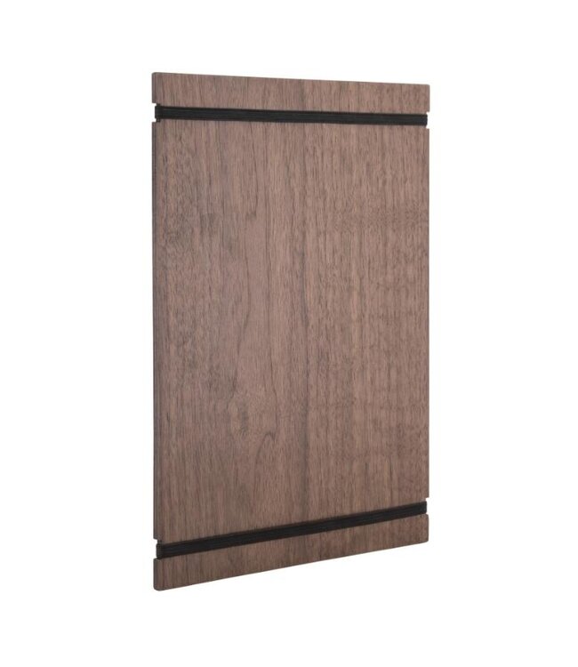 Menuhouder plank | Walnut | A4