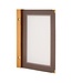 Menukaartmap | Wood | A5 | Bruin | Incl. 2 insteekhoezen