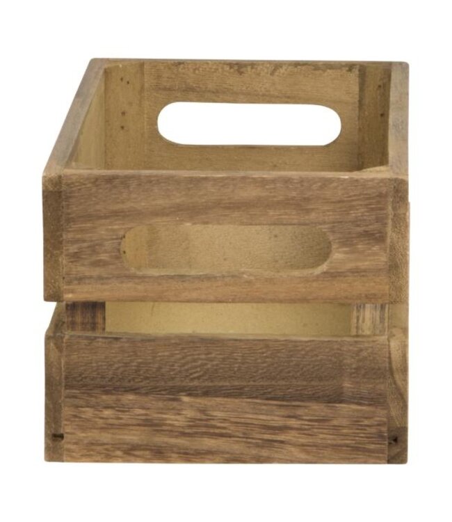 Tafelcaddy | Hout | Vintage | 11,6x24x14,2cm