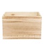 Houten krat met krijtbord | Vintage | Incl. montagekit | 21x35x28,3cm