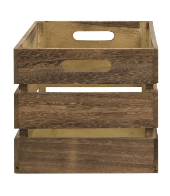 Houten krat | Vintage | Incl. montagekit | 21x24,2x33cm