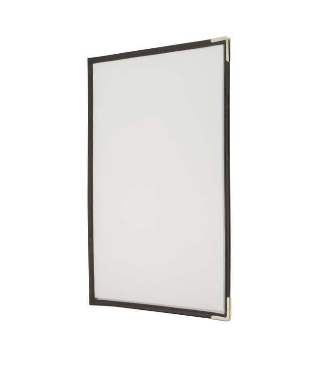 Horeca menukaarthouder | Crystal | A4 | 2-delig | 3 stuks