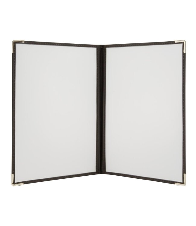 Horeca menukaarthouder | Crystal | A4 | 2-delig | 3 stuks