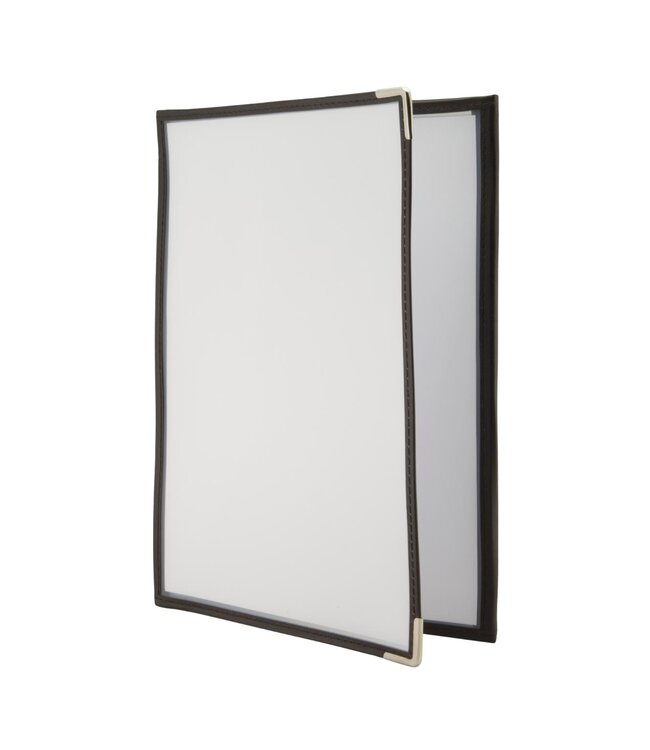 Horeca menukaarthouder | Crystal | A4 | 3-delig | 3 stuks