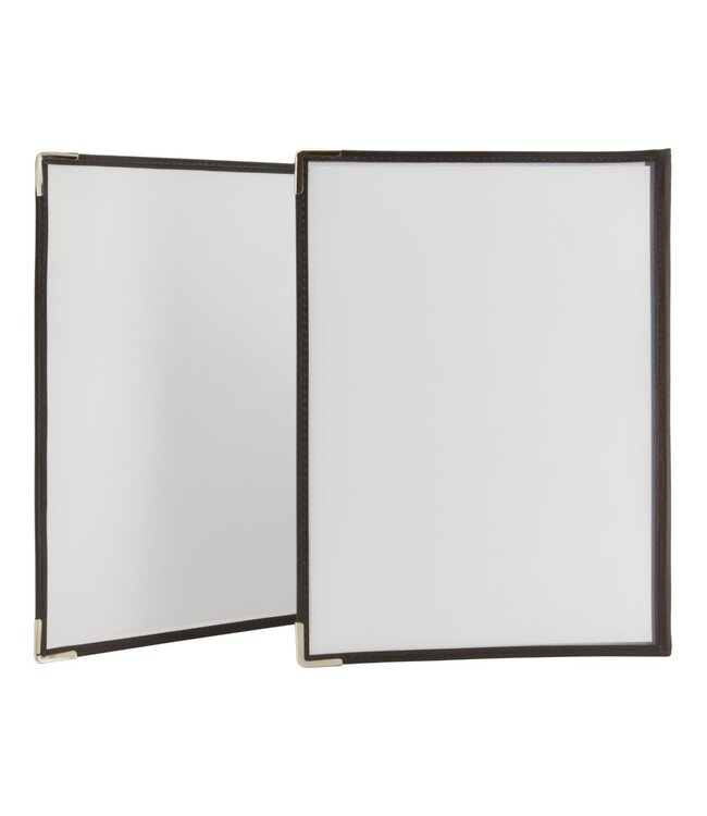 Horeca menukaarthouder | Crystal | A4 | 3-delig | 3 stuks