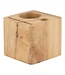 Rekeninghouder | Houten blok | 7x8x8cm