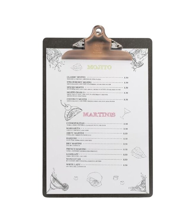 Menu klembord | A4