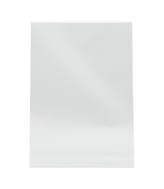 Menukaarthouder | L-vorm | Transparant | Acryl | A5