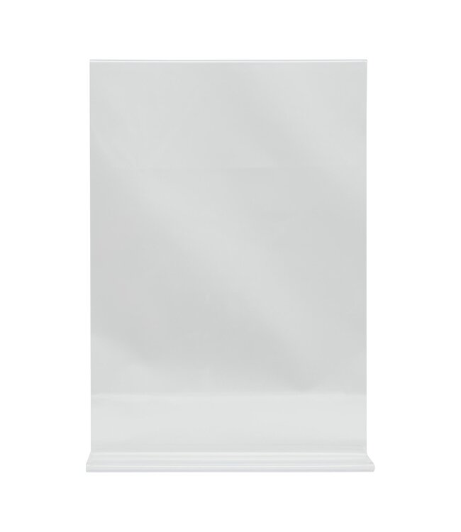 Menukaarthouder | L-vorm | Transparant | Acryl | A5