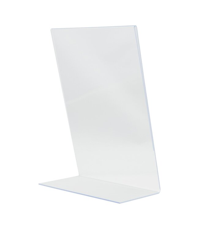 Menukaarthouder | L-vorm | Transparant | Acryl | A5