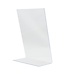 Menukaarthouder | L-vorm | Transparant | Acryl | A5