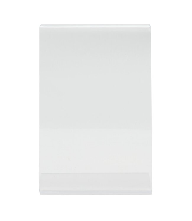 Menukaarthouder | L-vorm | Transparant | Acryl | A8