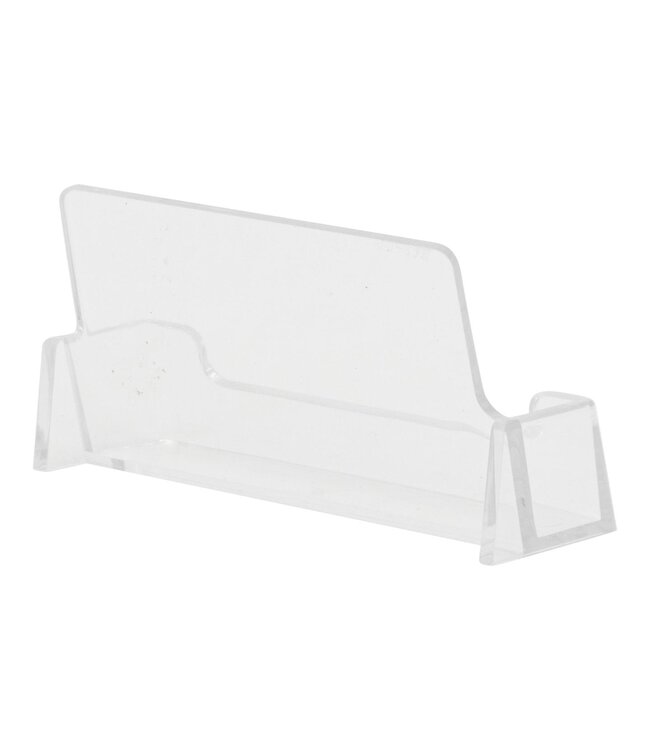 Visitekaartjeshouder | Tafelmodel | Transparant | Acryl