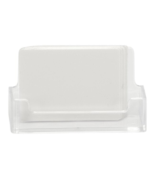 Visitekaartjeshouder | Tafelmodel | Transparant | Acryl