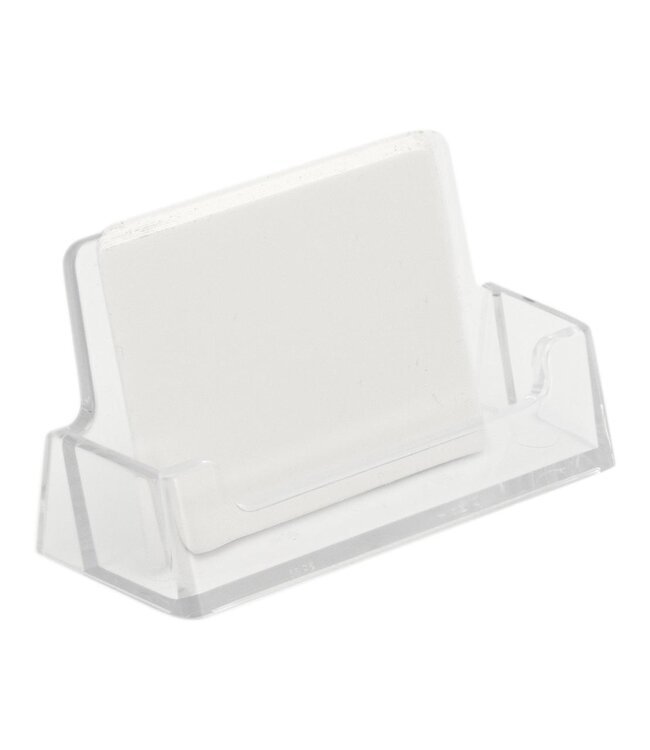 Visitekaartjeshouder | Tafelmodel | Transparant | Acryl