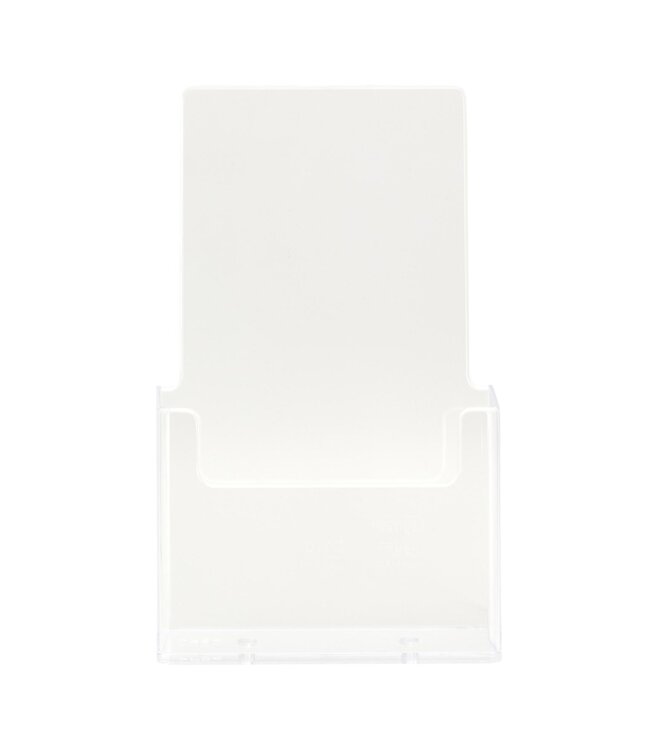 Brochurehouder | Tafelmodel | Transparant | Acryl | 1/3 A4
