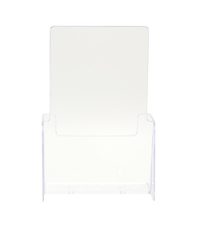 Brochurehouder | Tafelmodel | Transparant | Acryl | 1/3 A4