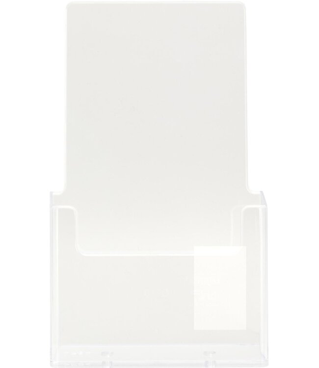 Brochurehouder | Tafelmodel | Transparant | Acryl | 1/3 A4