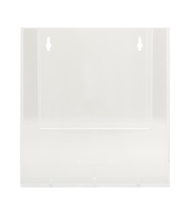 Brochurehouder | Wandmodel | Transparant | Acryl | A4