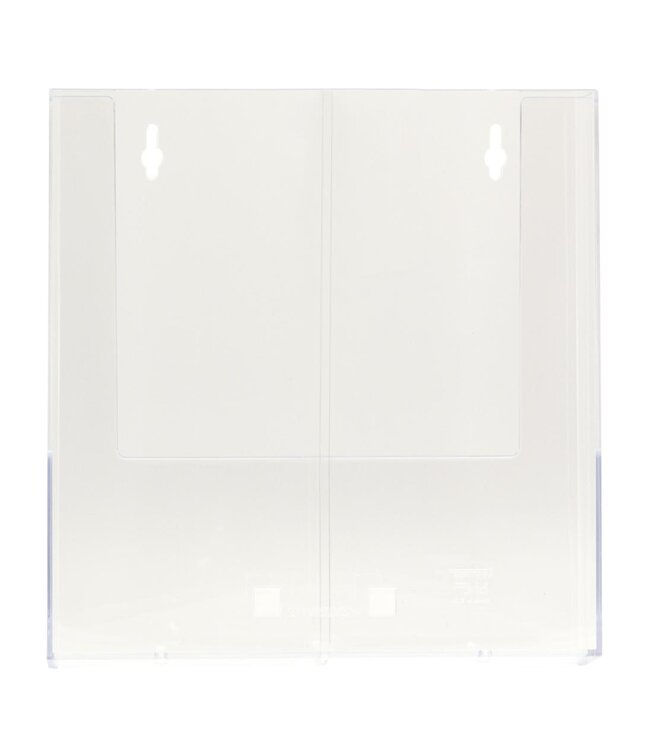 Brochurehouder | Wandmodel | Transparant | Acryl | A4