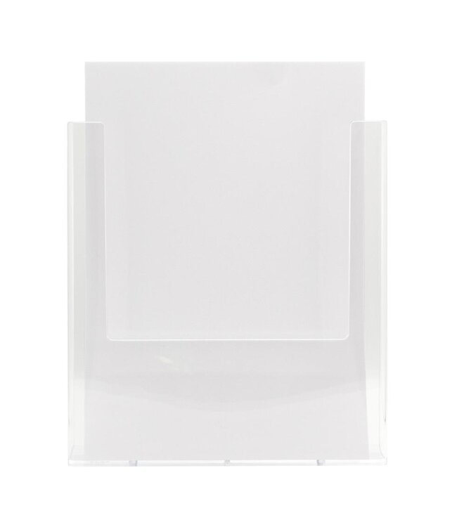 Brochurehouder | Wandmodel | Transparant | Acryl | A4