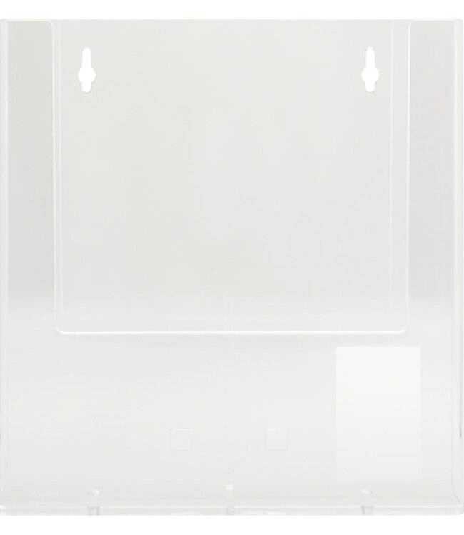 Brochurehouder | Wandmodel | Transparant | Acryl | A4