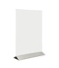 Tafeldisplay menukaarthouder | Acryl/RVS | A4