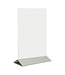 Tafeldisplay menukaarthouder | Acryl/RVS | A5