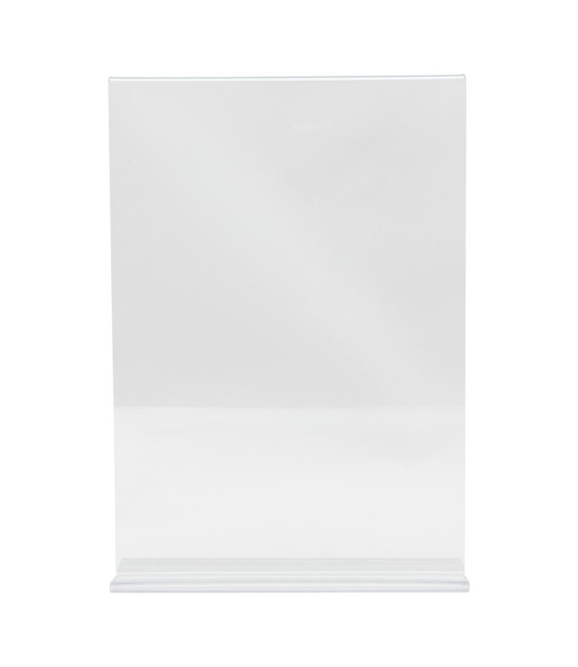 Menukaarthouder | T-vorm | Transparant | Acryl | A4