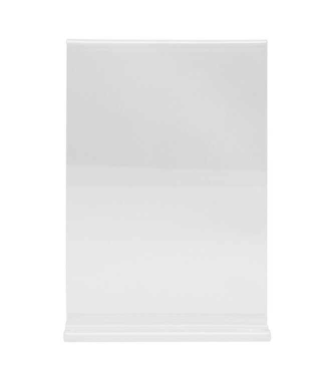 Menukaarthouder | T-vorm | Transparant | Acryl | A6