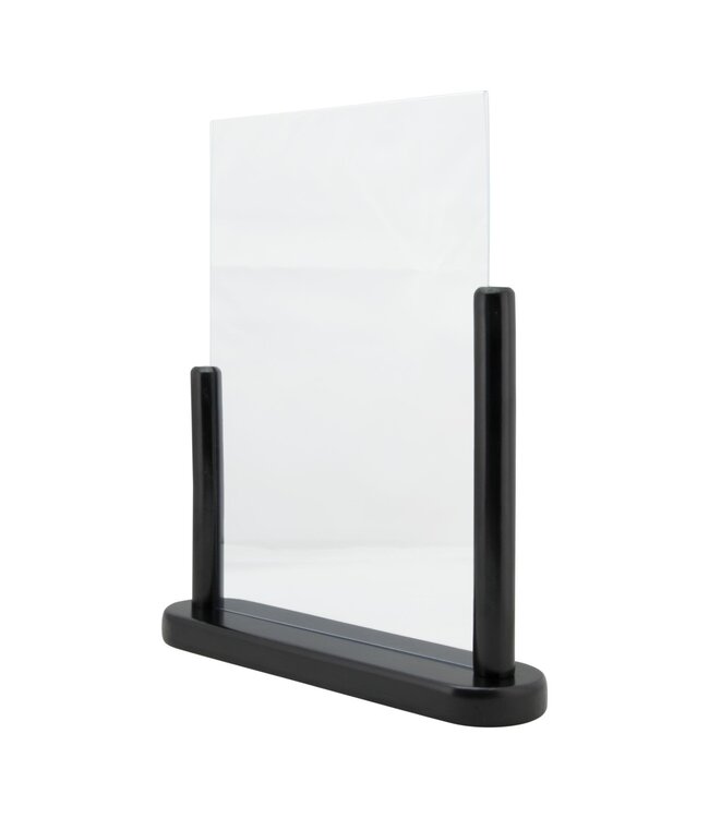 Tafelmodel menuhouder | A4 | Zwart | 32,3x27,1x7cm