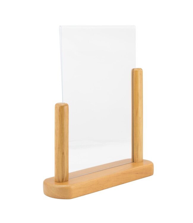 Tafelmodel menuhouder | A5 | Hout | 24x20x6cm