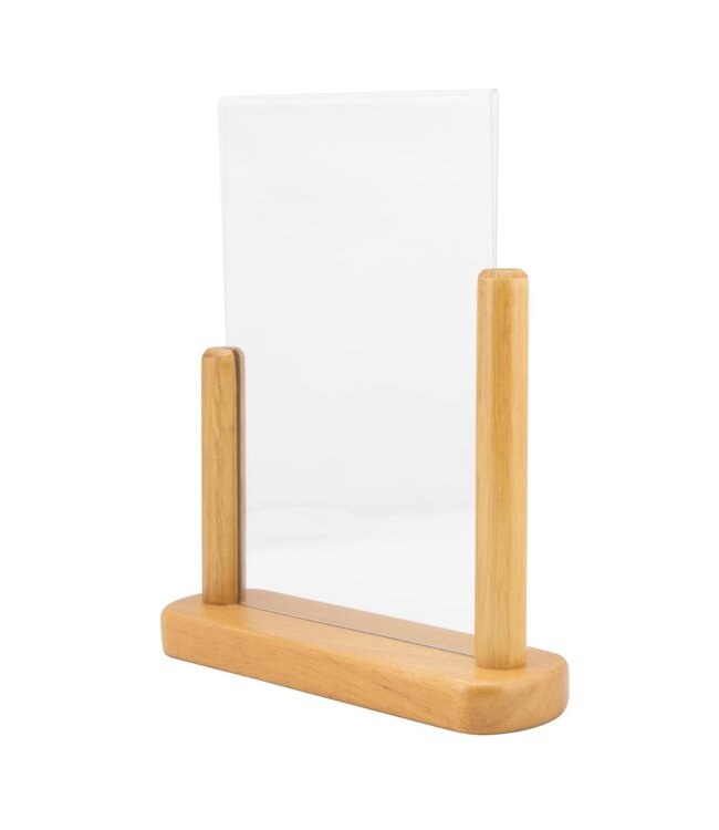Tafelmodel menuhouder | A5 | Hout | 24x20x6cm