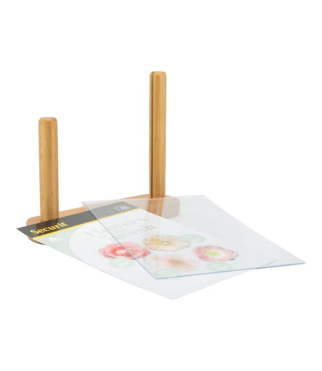 Tafelmodel menuhouder | A5 | Hout | 24x20x6cm