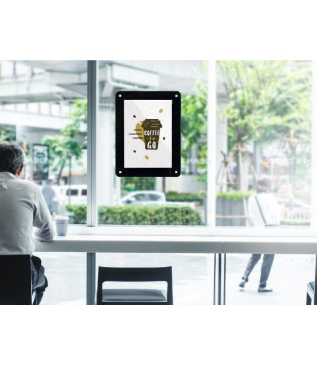 Raam posterframe | A3 | Zwart | Zuignappen | 52,3x39,8x0,2cm