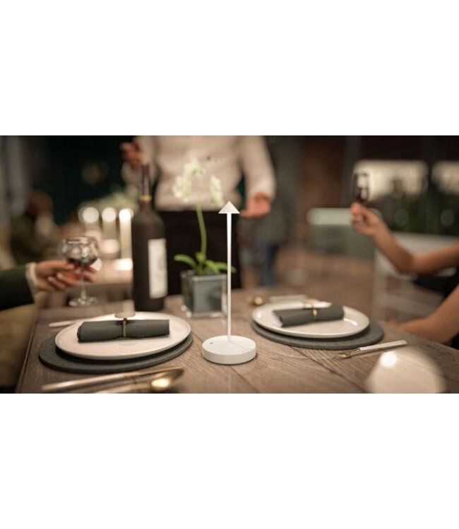 Tafellamp Angelina | LED | Draadloos | Wit