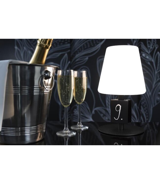 Tafellamp Michelle | LED | Draadloos | Met krijtbordje