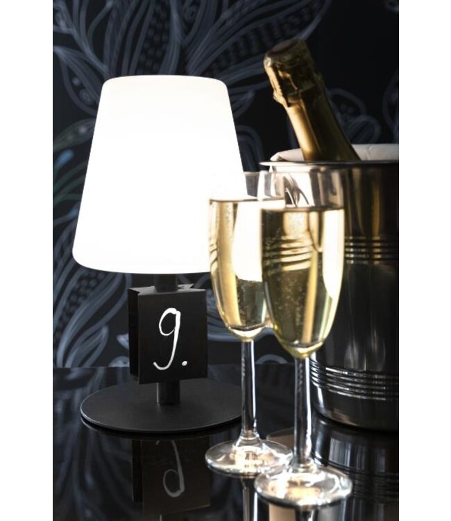 Tafellamp Michelle | LED | Draadloos | Met krijtbordje