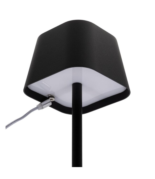 Tafellamp Georgina | LED | Draadloos | Zwart